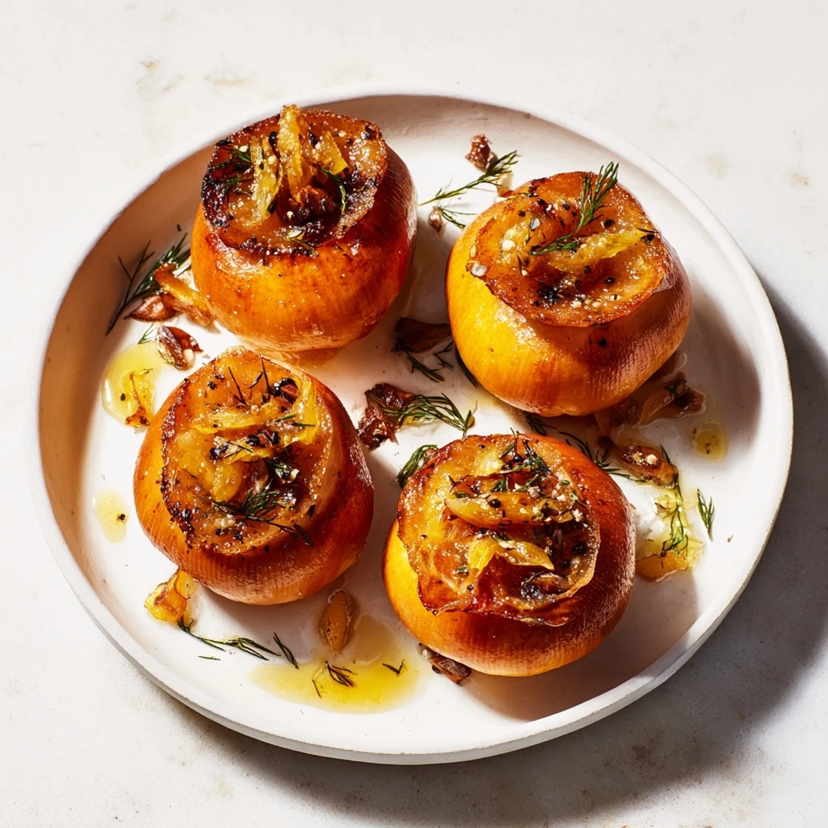 Golden-brown Harbor-Style Seared Scallops glistening under melting lemon-dill butter, ready to enjoy.