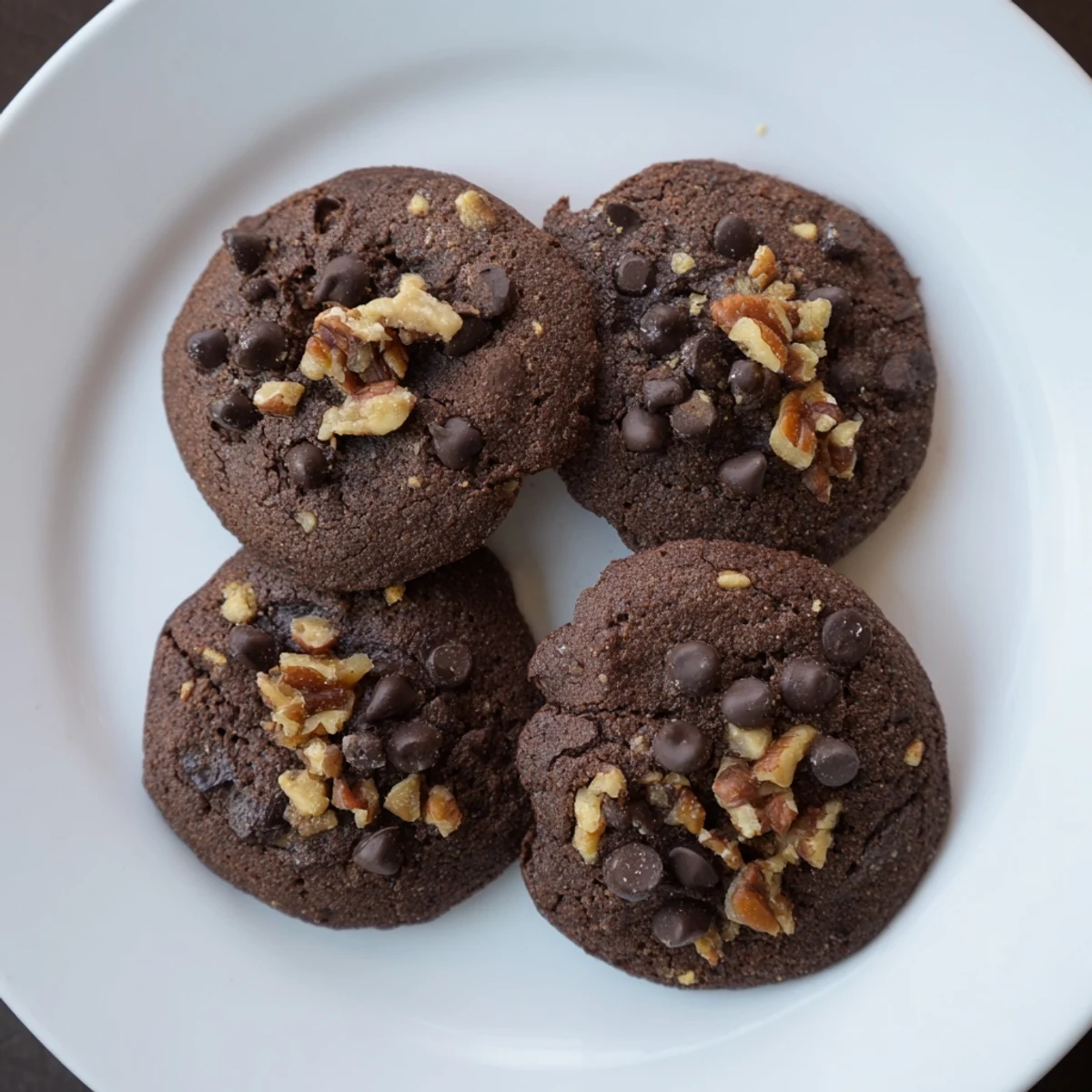 Warm, gooey classic chocolate chip cookies with a delightful buttery aroma and perfect crumbles.