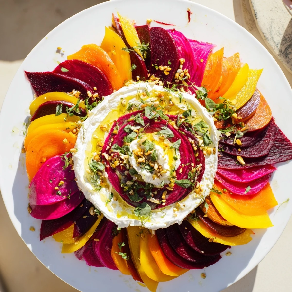 Radial Symmetry Sunburst Salad