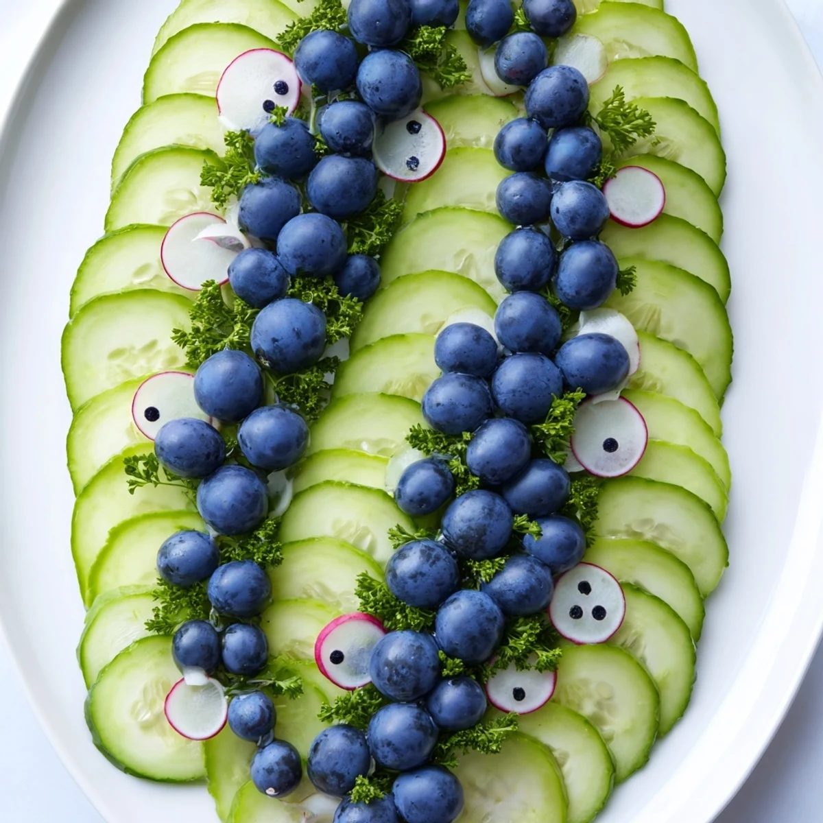 Enjoy a colorful and creative Peacock Tail; a refreshing, gluten-free vegetarian appetizer for your next gathering.