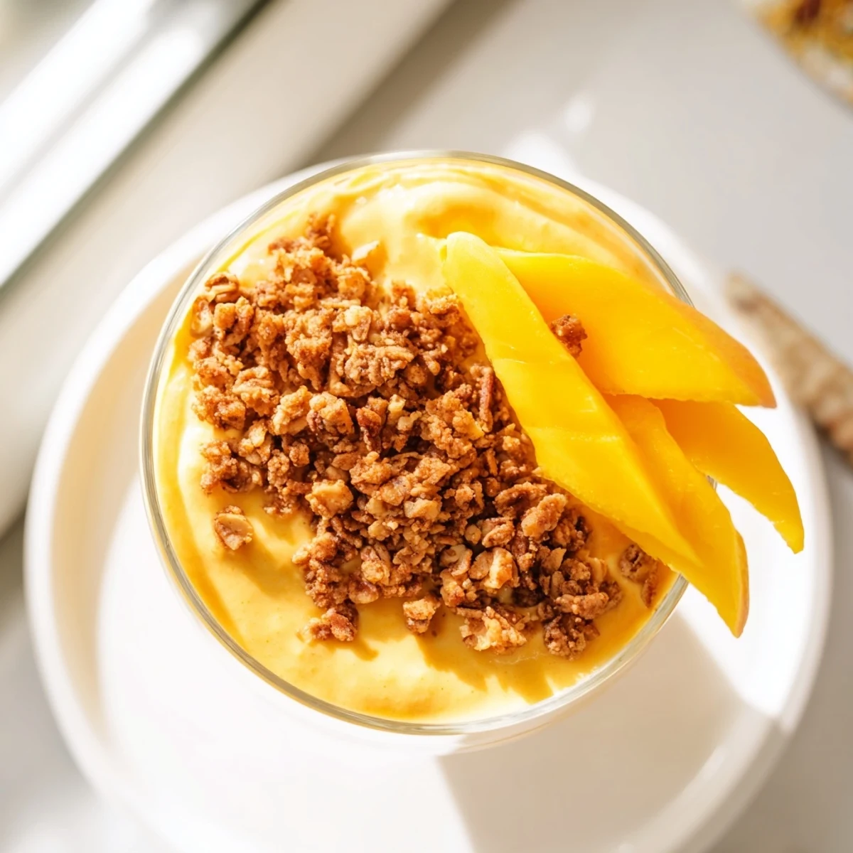 Mango Blended Overnight Oats