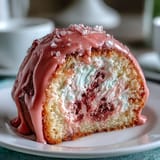 Elegant pink rosé velvet cake with luscious gold drip, perfect for celebrations.