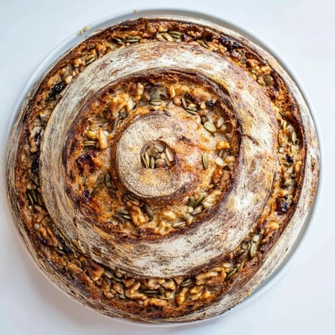 Fibonacci Spiral Growth Bread