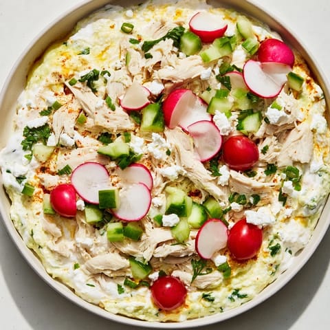 Green Goddess Chicken Nacho Dip