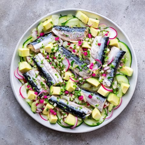 Cucumber Tinned Fish Salad