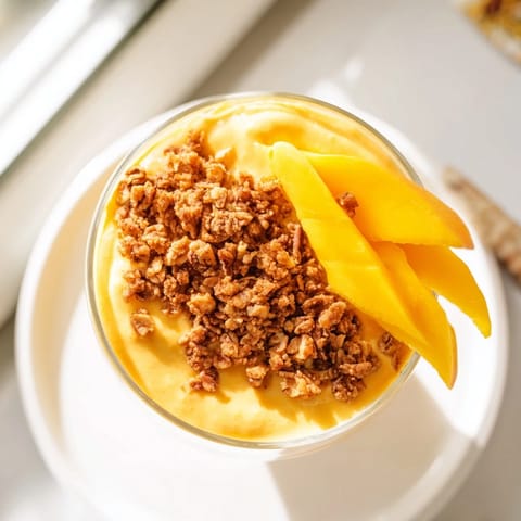 Mango Blended Overnight Oats