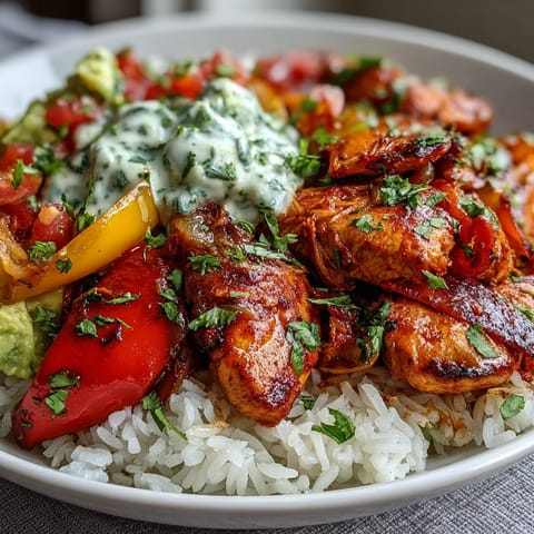 Sheet Pan Chicken Tinga Bowl