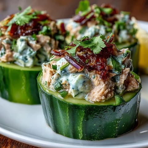 10-Minute Tuna Avocado Boats
