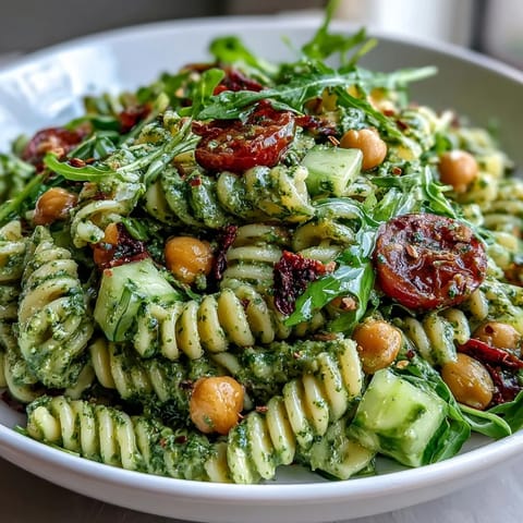 Vegan Creamy Pesto Chickpea