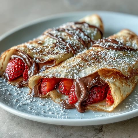 Galentines Brunch Strawberry Crêpes