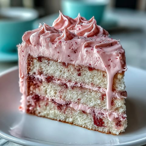 Celebrate friendship with this stunning Galentine's cake, featuring silky strawberry buttercream and eye-catching pink gradient frosting for a romantic dessert.
