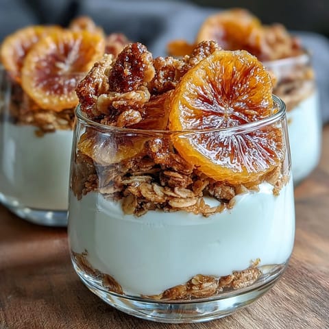Candied Orange Yogurt Parfait