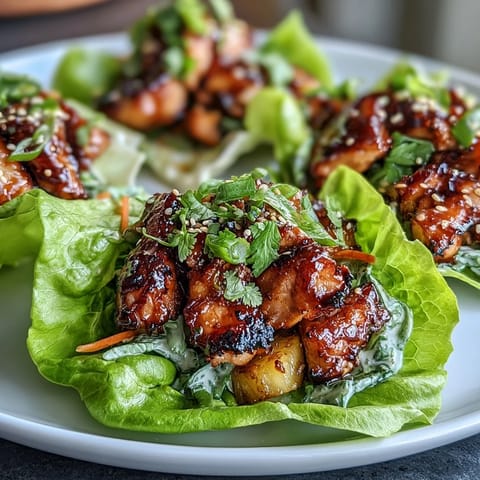 Teriyaki Chicken Pineapple Wraps