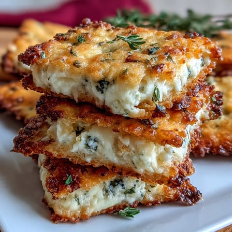 Cheese Herb Crispy Crackers