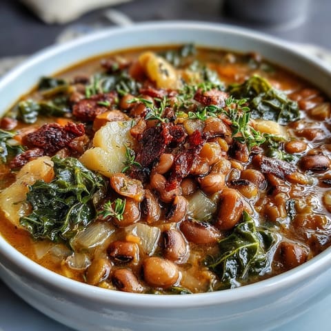 Black-Eyed Pea Collard Stew