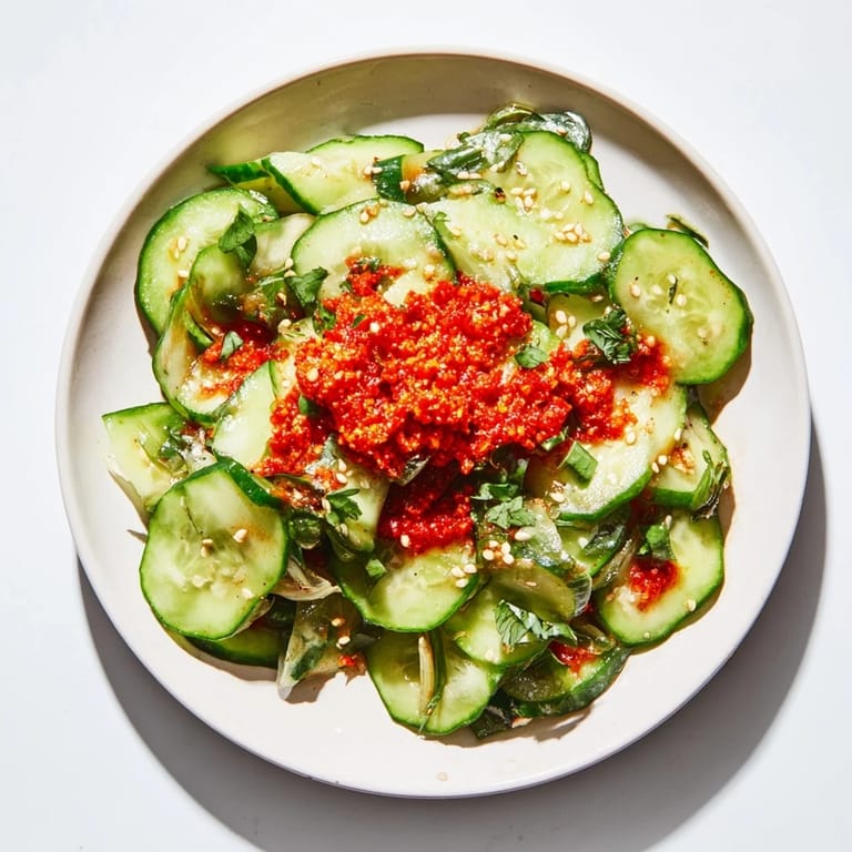 Fresh and colorful Cucumber Shaker Salad, an easy, vegan side dish, perfect for summer meals.