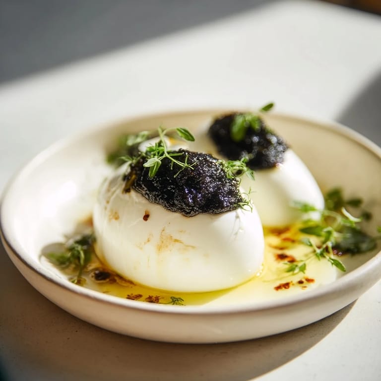 Visual overview of a delicious Victorian Cameo: fresh herbs garnish creamy cheese shaped into elegant ovals.