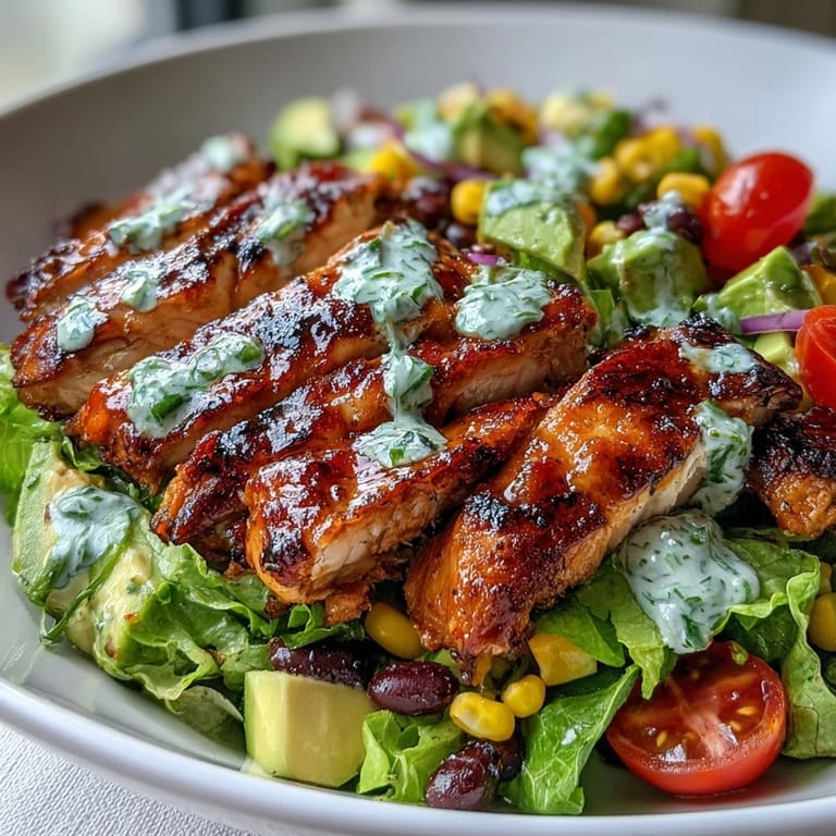 Served in a rustic bowl with a fork, the High Protein Southwest Chicken Salad showcases shredded cheddar and red onion, ready for a healthy lunch.