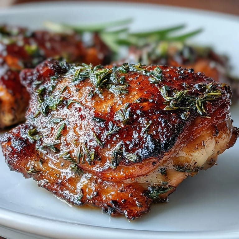 Succulent whole chicken infused with rosemary and thyme, resting on a bed of sweet potatoes and onions, ready to carve.