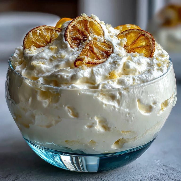 Refreshing lemon mousse cups with golden shortbread crumble, a light and elegant dessert for any occasion.