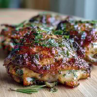 Golden roasted chicken drumsticks with potatoes and carrots, seasoned with rosemary and thyme for a hearty, family-friendly dinner.